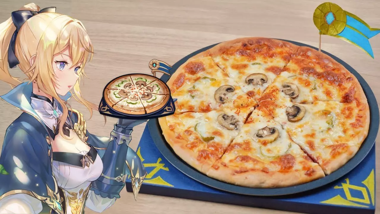 Thumbnail for Genshin Impact: Klee Loves Jean's specialty, "Invigorating Pizza" / 原神料理 ジンのオリジナル料理「眠気覚ましピザ」再現