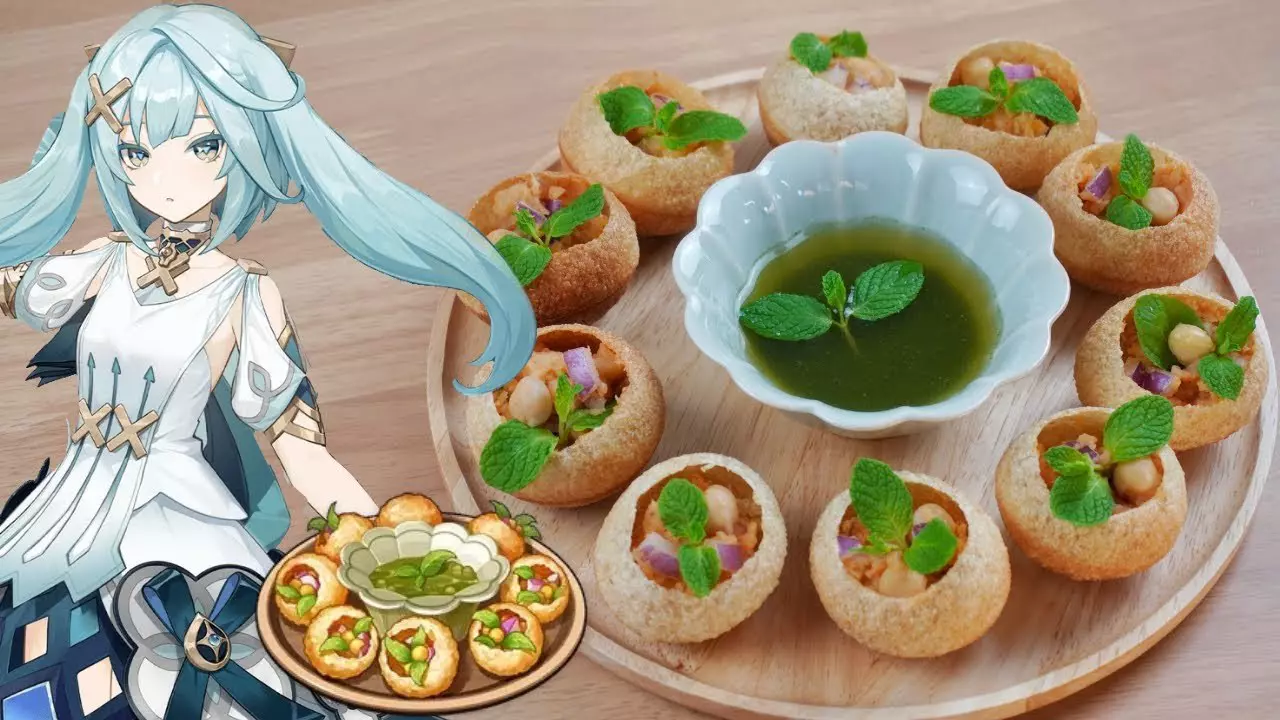 Thumbnail for Genshin Impact: Sumeru Food "Panipuri" for Faruzan  / 原神料理 ファルザンのために「パニプリ」再現