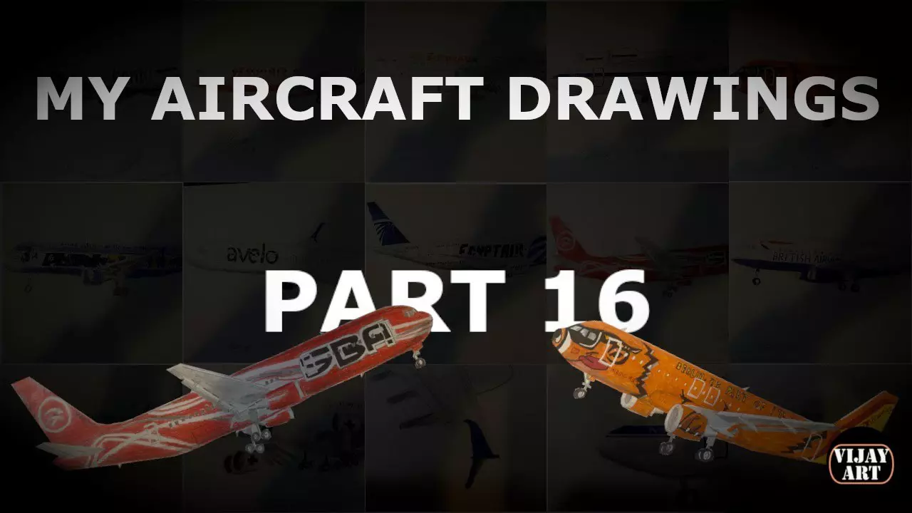 Thumbnail for My Aircraft Drawings Part 16 | Vijay ART