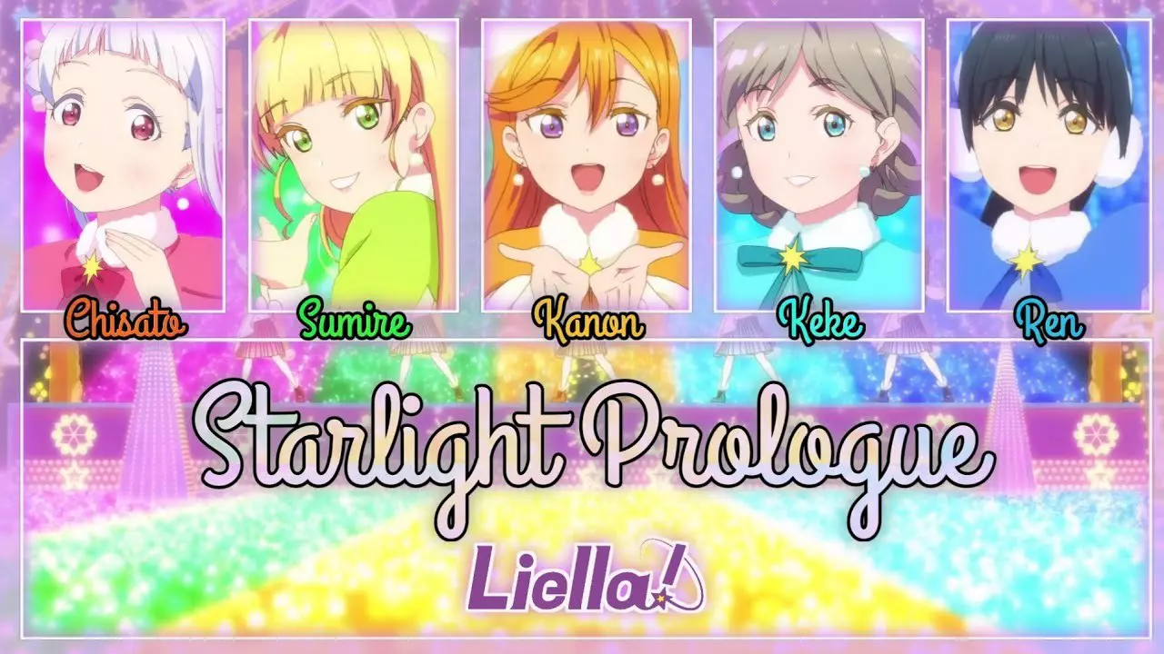 Thumbnail for Starlight Prologue - Liella! [FULL ENG/ROM LYRICS + COLOR CODED] | Love Live!