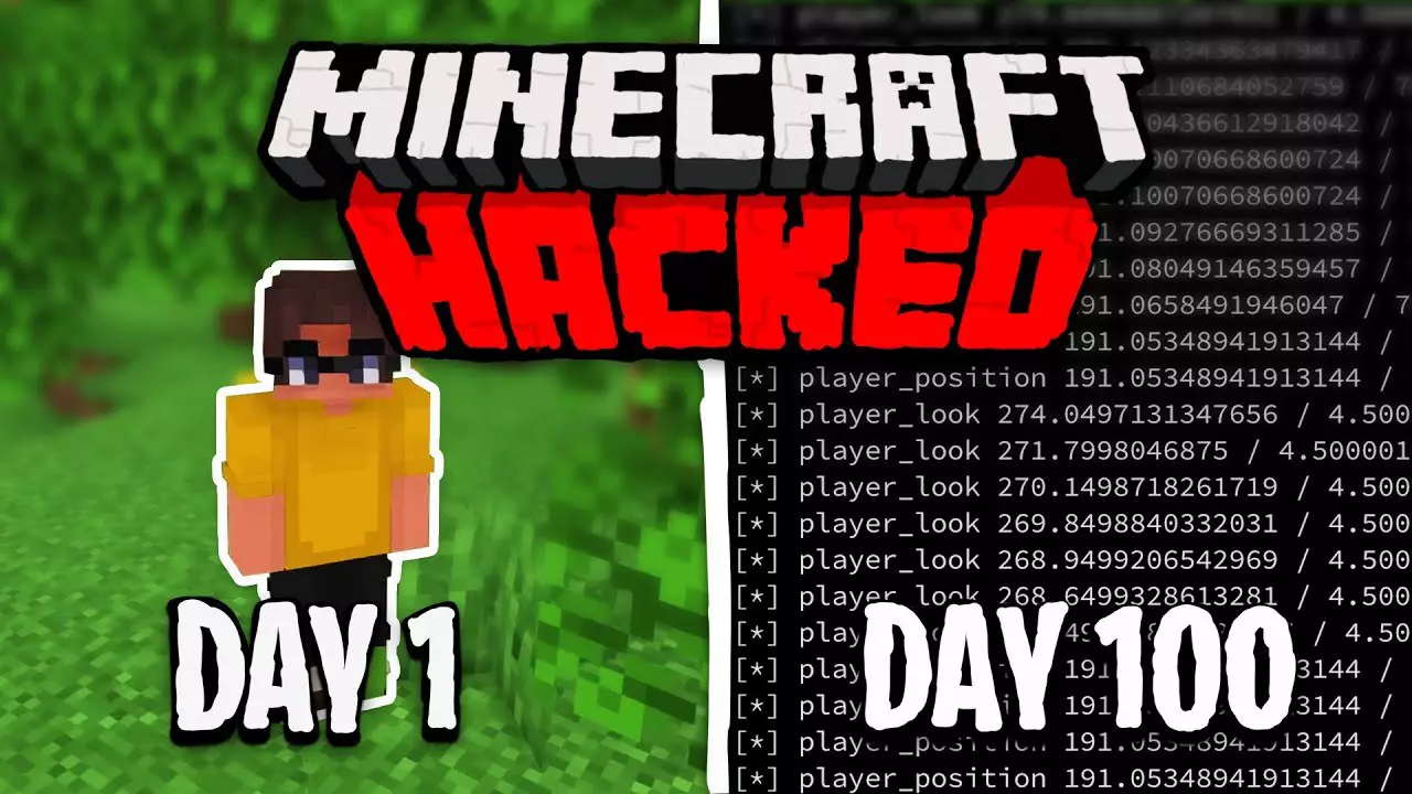 Thumbnail for I Spent 100 Days Hacking Minecraft