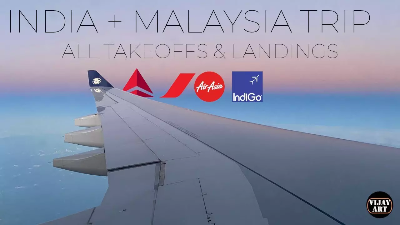 Thumbnail for My India + Malaysia December/January Trip! | ALL TAKEOFFS AND LANDINGS