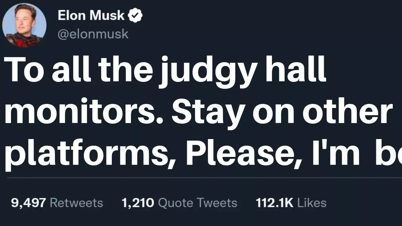 Elon's message to those upset at Twitter changes