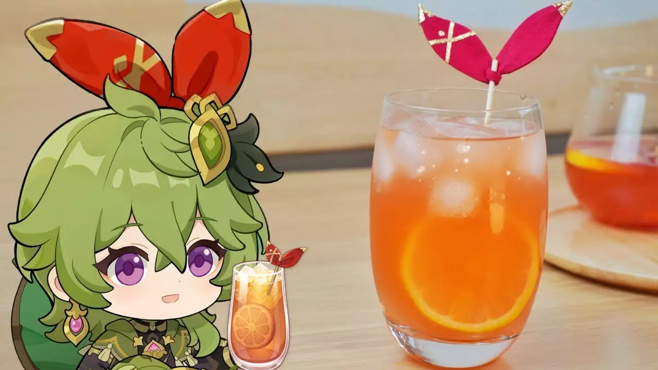 Thumbnail for Collei Makes a "Sunset Berry Tea" for Amber. Genshin Impact / 原神料理再現 コレイがアンバーに捧げる「夕暮れベリーティー」