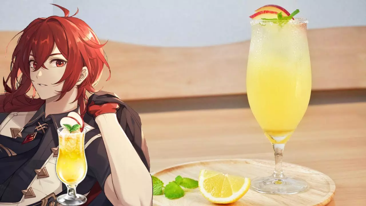 Thumbnail for Genshin Impact:  If Diluc made "Apple Cider" for u in summer / 原神料理 ディルックが作った「アップルサイダー」再現