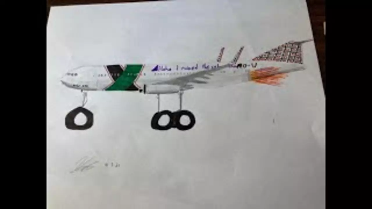 Thumbnail for Weird Airplane | Timelapse Drawing